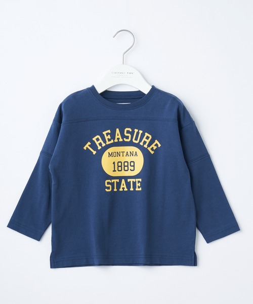 CIAOPANIC TYPY(チャオパニックティピー)の「【KIDS】ベースボールカレッジTEE(Tシャツ/カットソー・キッズ・ネイビー/レッド/グリーン/アイボリー・SMALL/MEDIUM/LARGE/X-LARGE/XX-LARGE)」の12枚目の写真