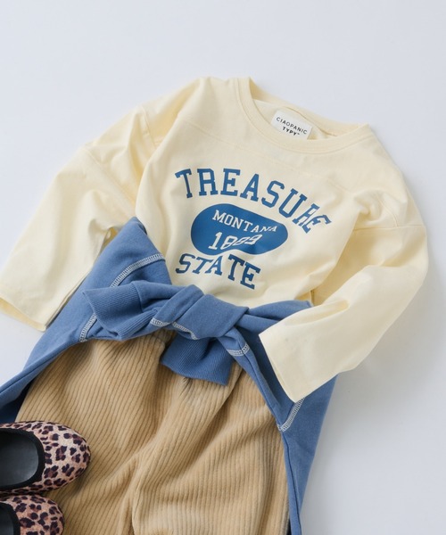 CIAOPANIC TYPY(チャオパニックティピー)の「【KIDS】ベースボールカレッジTEE(Tシャツ/カットソー・キッズ・ネイビー/レッド/グリーン/アイボリー・SMALL/MEDIUM/LARGE/X-LARGE/XX-LARGE)」の16枚目の写真