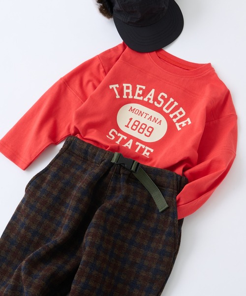 CIAOPANIC TYPY(チャオパニックティピー)の「【KIDS】ベースボールカレッジTEE(Tシャツ/カットソー・キッズ・ネイビー/レッド/グリーン/アイボリー・SMALL/MEDIUM/LARGE/X-LARGE/XX-LARGE)」の14枚目の写真