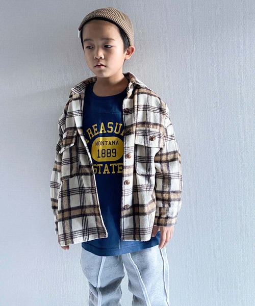 CIAOPANIC TYPY(チャオパニックティピー)の「【KIDS】ベースボールカレッジTEE(Tシャツ/カットソー・キッズ・ネイビー/レッド/グリーン/アイボリー・SMALL/MEDIUM/LARGE/X-LARGE/XX-LARGE)」の22枚目の写真
