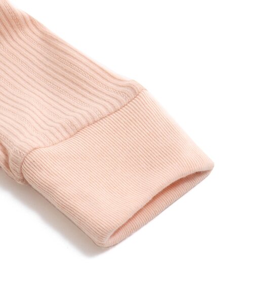 Ampersand（アンパサンド）の「premier リブカバーオール（ロンパース・キッズ・サックスブルー/ブラウン/ピンク/アイボリー・60/70/80）」の16枚目の写真