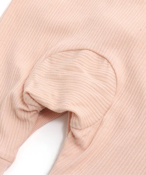 Ampersand（アンパサンド）の「premier リブカバーオール（ロンパース・キッズ・サックスブルー/ブラウン/ピンク/アイボリー・60/70/80）」の18枚目の写真