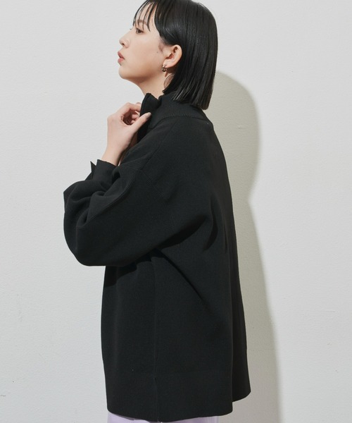 Aunt Marie's（アントマリーズ）の「ハーフジップワイドスリーブプルオーバー（その他トップス・レディース・アイボリー/ブラック/ライトグリーン・FREE）」の7枚目の写真