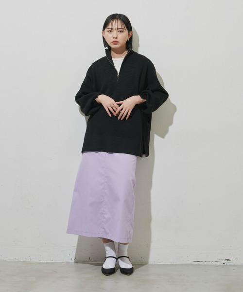 Aunt Marie's（アントマリーズ）の「ハーフジップワイドスリーブプルオーバー（その他トップス・レディース・アイボリー/ブラック/ライトグリーン・FREE）」の15枚目の写真
