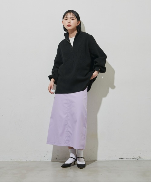 Aunt Marie's（アントマリーズ）の「ハーフジップワイドスリーブプルオーバー（その他トップス・レディース・アイボリー/ブラック/ライトグリーン・FREE）」の18枚目の写真
