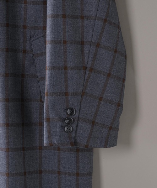 DOOPZ(ドープス)の「Drop shoulder soutien collar coat / ドロップショルダーステンカラーコート(ステンカラーコート・メンズ・グレー・SMALL/MEDIUM/LARGE)」の4枚目の写真