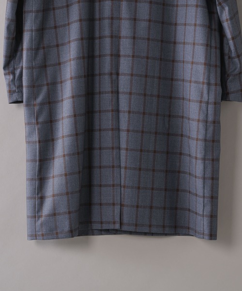 DOOPZ(ドープス)の「Drop shoulder soutien collar coat / ドロップショルダーステンカラーコート(ステンカラーコート・メンズ・グレー・SMALL/MEDIUM/LARGE)」の11枚目の写真