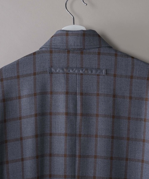 DOOPZ(ドープス)の「Drop shoulder soutien collar coat / ドロップショルダーステンカラーコート(ステンカラーコート・メンズ・グレー・SMALL/MEDIUM/LARGE)」の10枚目の写真