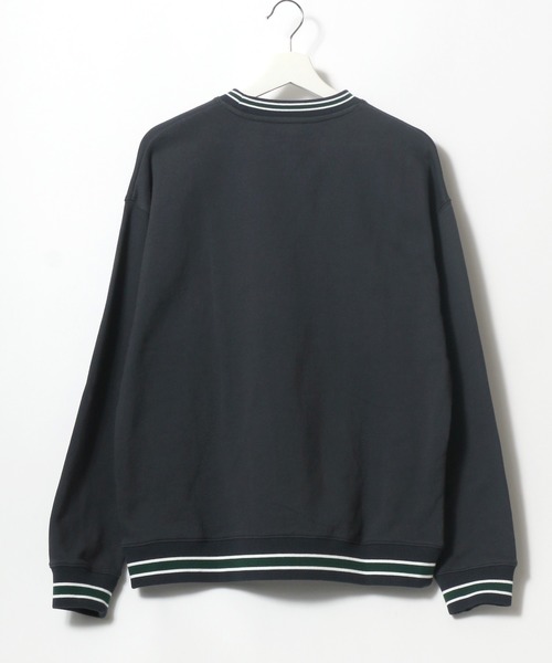 Dickies(ディッキーズ)の「Dickies(ディッキーズ)リンガー ラインスウェットトップス メンズ レディース/トレーナー プルオーバー(スウェット・メンズ・アッシュグレー/チャコールグレー/ダークグリーン/グレー系その他・L/M/XL)」の6枚目の写真