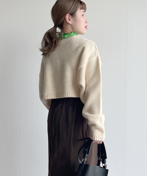 w closet(ダブルクローゼット)の「マーメイドスカート(スカート・レディース・オートミール/ブラウン/ブラック・FREE)」の20枚目の写真