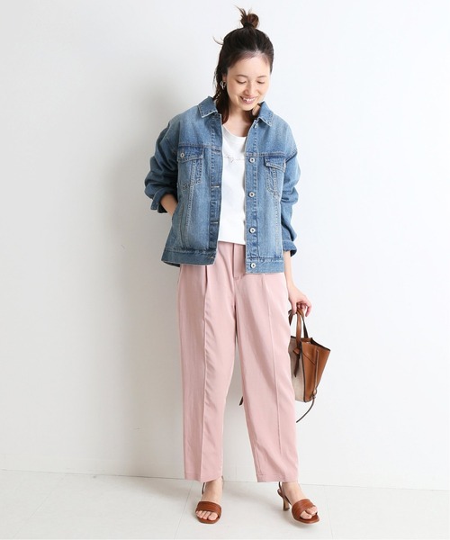 SLOBE IENA(スローブイエナ)の「デニムジャケット(デニムジャケット・レディース・ネイビー・FREE)」の9枚目の写真