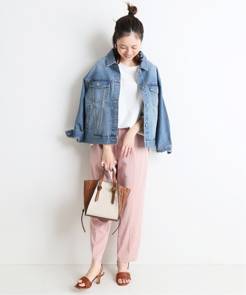 SLOBE IENA(スローブイエナ)の「デニムジャケット(デニムジャケット・レディース・ネイビー・FREE)」の7枚目の写真