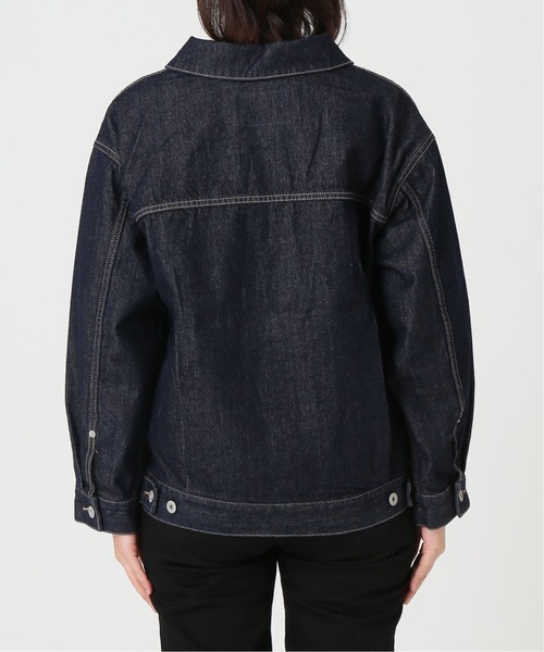 SLOBE IENA(スローブイエナ)の「デニムジャケット(デニムジャケット・レディース・ネイビー・FREE)」の4枚目の写真