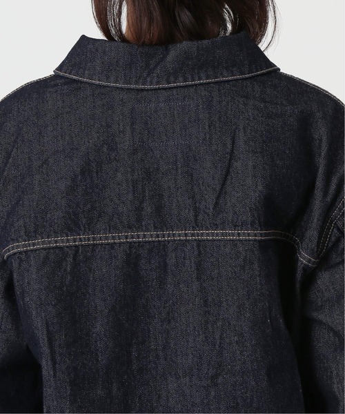 SLOBE IENA(スローブイエナ)の「デニムジャケット(デニムジャケット・レディース・ネイビー・FREE)」の5枚目の写真