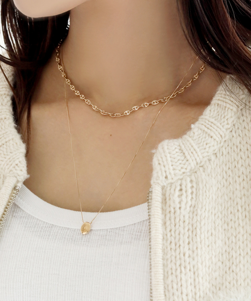 Lilas タングルチェーン38cmネックレス タングルチェーン38cmネックレス K10（ネックレス）｜Lilas