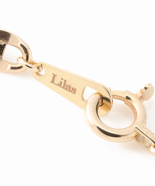 【限定値下げ】Lilas タングルチェーン38cm ネックレス 10K タングルチェーン38cmネックレス K10（ネックレス）｜Lilas