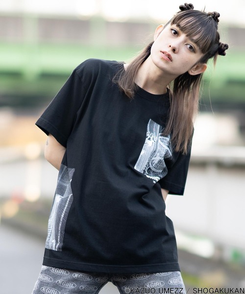 X-girl（エックスガール）の「X-girl × UMEZZ MY NAME IS SHINGO S/S TEE（Tシャツ/カットソー・レディース・ホワイト/ブラック・LARGE/MEDIUM）」の13枚目の写真
