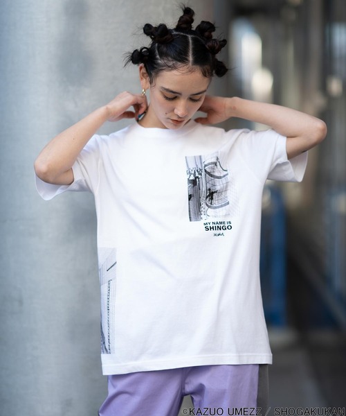 X-girl（エックスガール）の「X-girl × UMEZZ MY NAME IS SHINGO S/S TEE（Tシャツ/カットソー・レディース・ホワイト/ブラック・LARGE/MEDIUM）」の16枚目の写真