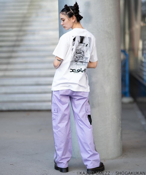 X-girl（エックスガール）の「X-girl × UMEZZ MY NAME IS SHINGO S/S TEE（Tシャツ/カットソー・レディース・ホワイト/ブラック・LARGE/MEDIUM）」の3枚目の写真