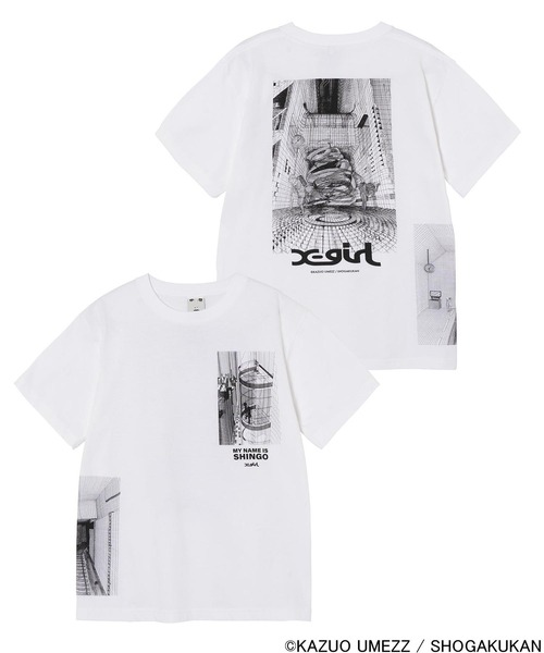 X-girl（エックスガール）の「X-girl × UMEZZ MY NAME IS SHINGO S/S TEE（Tシャツ/カットソー・レディース・ホワイト/ブラック・LARGE/MEDIUM）」の15枚目の写真