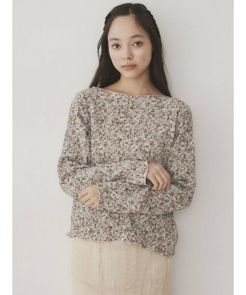 merry jenny（メリージェニー）の「flower mellow tops（Tシャツ/カットソー・レディース・ブラック/イエロー/ミント・FREE）」の22枚目の写真