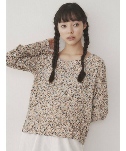 merry jenny（メリージェニー）の「flower mellow tops（Tシャツ/カットソー・レディース・ブラック/イエロー/ミント・FREE）」の11枚目の写真