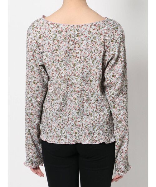 merry jenny（メリージェニー）の「flower mellow tops（Tシャツ/カットソー・レディース・ブラック/イエロー/ミント・FREE）」の8枚目の写真