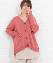 SHOO・LA・RUE | アウトリンキングVネックゆるカーディガン(カーディガン/ボレロ)