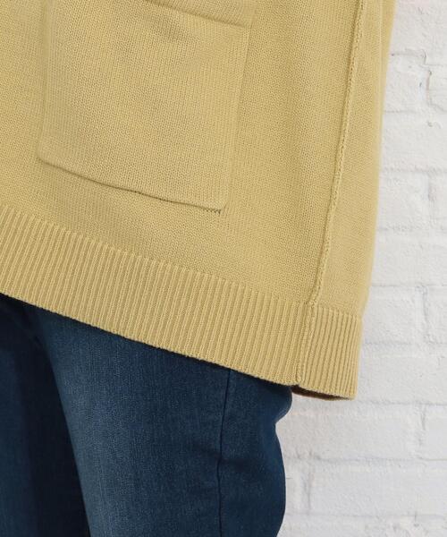 SHOO・LA・RUE（シューラルー）の「◆アウトリンキングVネックゆるカーディガン（カーディガン/ボレロ・レディース・アイボリー/ピンク系/ライトグレー/レモンイエロー/ブルー・00）」の11枚目の写真