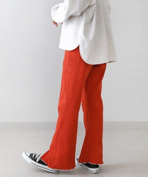 Bou Jeloud（ブージュルード）の「【WEB限定】配色メローパンツ（その他パンツ・レディース・ブラック/パープル/カーキ/オレンジ・FREE）」の8枚目の写真
