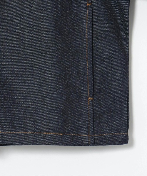 notch.（ノッチ）の「ランタンスリーブデニムジャケット（デニムジャケット・レディース・ブラック/ダークネイビー・M）」の10枚目の写真