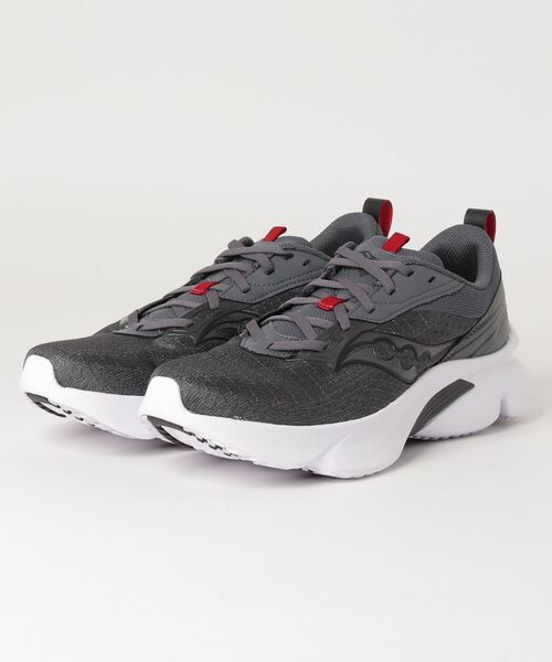 Saucony(サッカニー)の「SAUCONY サッカニー ODYSSEUS RUN オデッセウス ラン S20771-20 CHARCOAL/BLACK(スニーカー・メンズ・グレー・6/6h/7/7h/8/8h/9/9h/10/10h/11)」の1枚目の写真