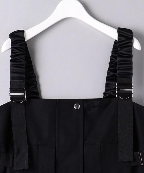 Sacai（サカイ）の「＜sacai（サカイ）＞グログラン ミックス ワンピース BLACK ■■■（ワンピース・レディース・ブラック・1）」の3枚目の写真