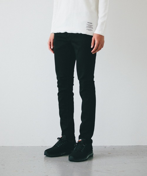 ROTTWEILER(ロットワイラー)の「BLACK SKINNY(デニムパンツ・メンズ・ブラック・30inch/34inch/28inch/32inch)」の5枚目の写真