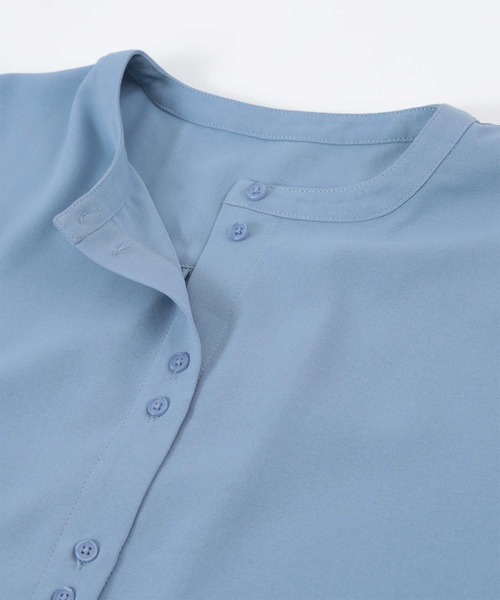 titivate(ティティベイト)の「フリルスリーブブラウスセットアップ(セットアップ・レディース・ブラウン/ブルー/モカ/オレンジ/ブラック・L/M/S)」の12枚目の写真