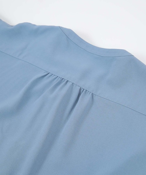 titivate(ティティベイト)の「フリルスリーブブラウスセットアップ(セットアップ・レディース・ブラウン/ブルー/モカ/オレンジ/ブラック・L/M/S)」の14枚目の写真