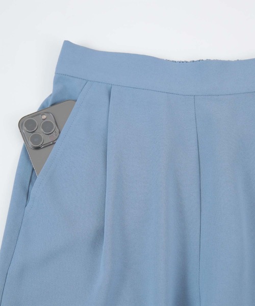 titivate(ティティベイト)の「フリルスリーブブラウスセットアップ(セットアップ・レディース・ブラウン/ブルー/モカ/オレンジ/ブラック・L/M/S)」の15枚目の写真