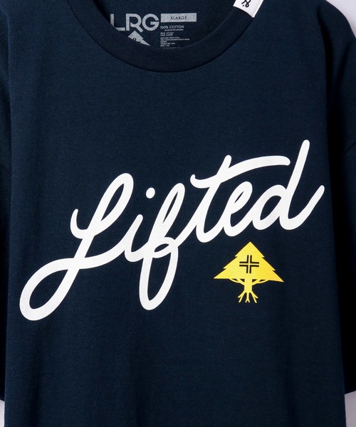 LRG(エルアールジー)の「LRG フロントロゴプリント半袖Tシャツ(Tシャツ/カットソー・メンズ・ブラック/ネイビー・L/2XL/XL/M)」の21枚目の写真