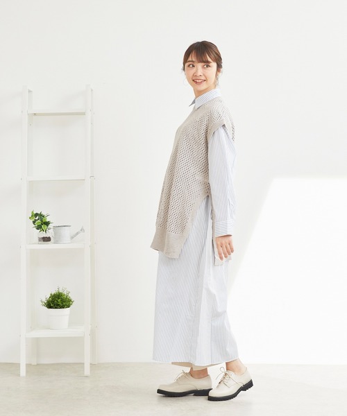 mooimooi（モーイモーイ）の「厚底ポストマンシューズ（ドレスシューズ・レディース・ナチュラル/ブラック・XS/S/M/L/LL/3L）」の14枚目の写真