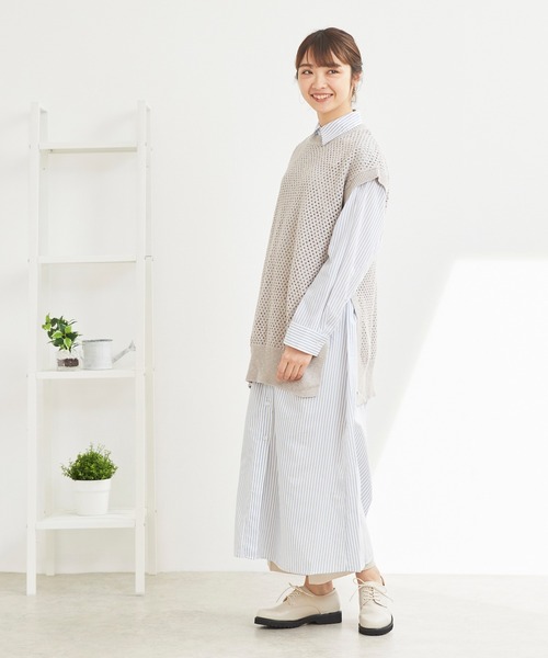 mooimooi（モーイモーイ）の「厚底ポストマンシューズ（ドレスシューズ・レディース・ナチュラル/ブラック・XS/S/M/L/LL/3L）」の16枚目の写真