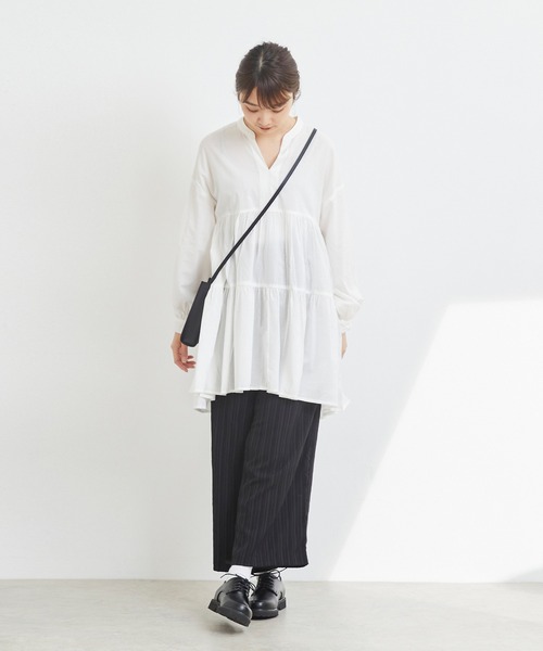 mooimooi（モーイモーイ）の「厚底ポストマンシューズ（ドレスシューズ・レディース・ナチュラル/ブラック・XS/S/M/L/LL/3L）」の9枚目の写真