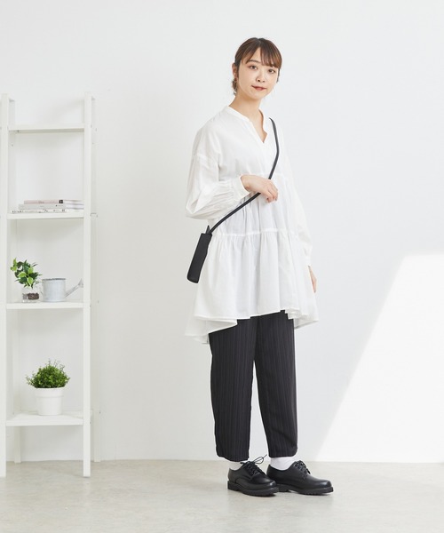 mooimooi（モーイモーイ）の「厚底ポストマンシューズ（ドレスシューズ・レディース・ナチュラル/ブラック・XS/S/M/L/LL/3L）」の10枚目の写真