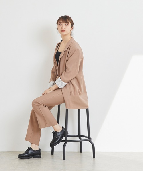 mooimooi（モーイモーイ）の「厚底ポストマンシューズ（ドレスシューズ・レディース・ナチュラル/ブラック・XS/S/M/L/LL/3L）」の3枚目の写真