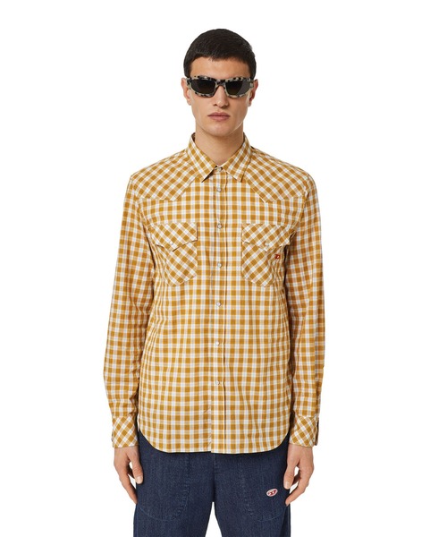 メンズ トップス シャツ シャツ Diesel ディーゼル のファッション チェック A0401lcat を購入できます Diesel チェック シャツ ブラウス 超目玉価格