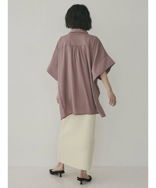 COTORICA（コトリカ）の「スエットライクカラーニットスカート【スリットスカート】（スカート・レディース・アイボリー/ブラック/グリーン・FREE）」の14枚目の写真