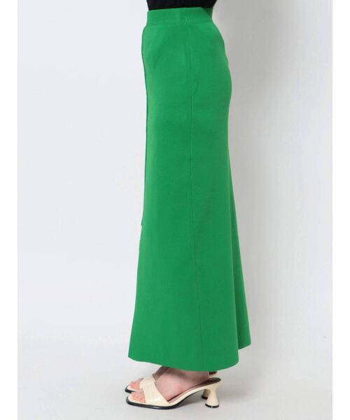 COTORICA（コトリカ）の「スエットライクカラーニットスカート【スリットスカート】（スカート・レディース・アイボリー/ブラック/グリーン・FREE）」の17枚目の写真