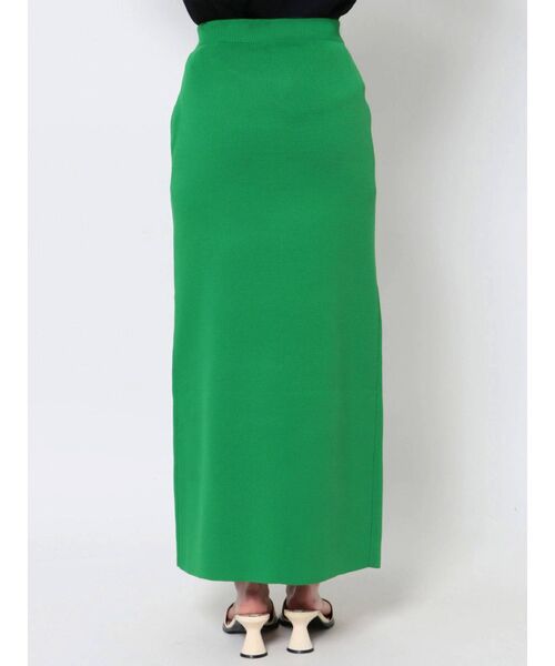 COTORICA（コトリカ）の「スエットライクカラーニットスカート【スリットスカート】（スカート・レディース・アイボリー/ブラック/グリーン・FREE）」の13枚目の写真