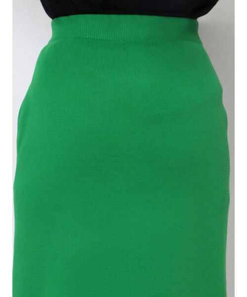 COTORICA（コトリカ）の「スエットライクカラーニットスカート【スリットスカート】（スカート・レディース・アイボリー/ブラック/グリーン・FREE）」の15枚目の写真