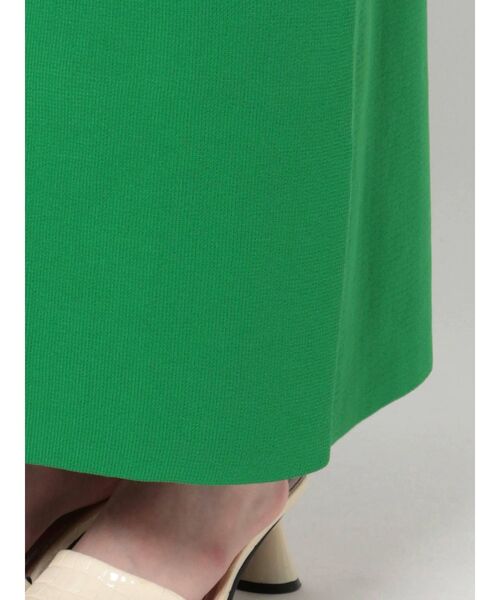 COTORICA（コトリカ）の「スエットライクカラーニットスカート【スリットスカート】（スカート・レディース・アイボリー/ブラック/グリーン・FREE）」の8枚目の写真