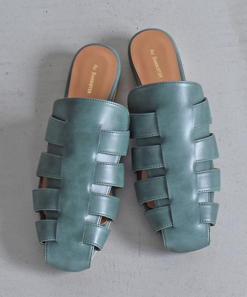 Au BANNISTER（オゥバニスター）の「【WEB限定】グルカミュール（サンダル・レディース・ブラック/その他/アイボリー/グリーン・M/L/S）」の3枚目の写真